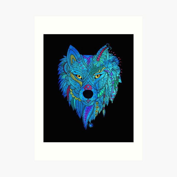 Free Free 130 Layered Wolf Mandala SVG PNG EPS DXF File