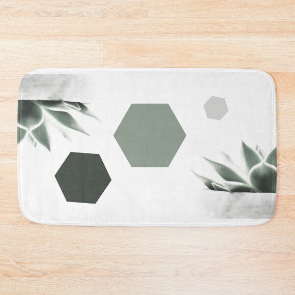 Item preview, Succulents and hexagons designed and sold by adiosmillet.