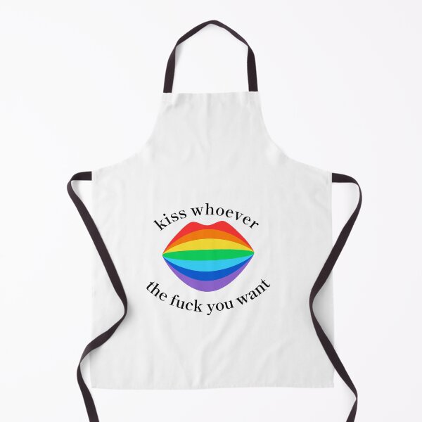 Item preview, Kiss whoever you want LGBT love peace rainbow designed and sold by CreatDifference.