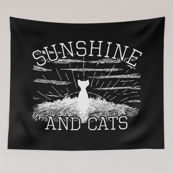 Item preview, Sunshine And Cats - Vintage Cats Summer  designed and sold by kickwear-com.
