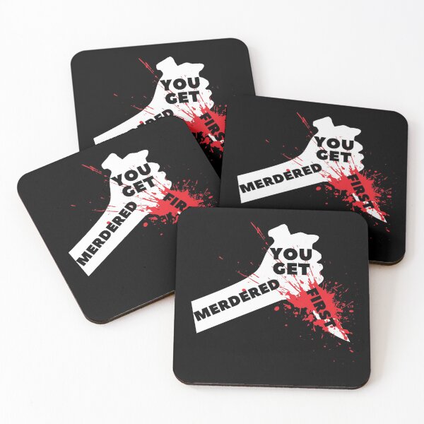 Item preview, you get murdered first designed and sold by November17th.