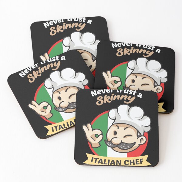 Item preview, Never trust a skinny italian chef for italian chef designed and sold by tbauernhoferbiz.
