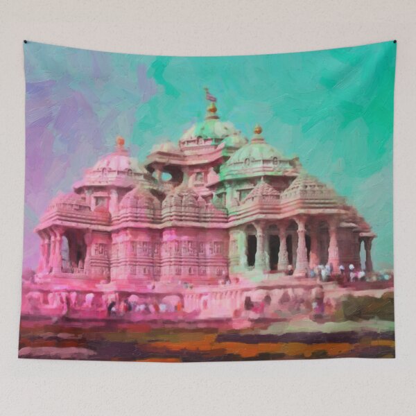 Item preview, Hues of Akshardham designed and sold by MktngMultiverse.