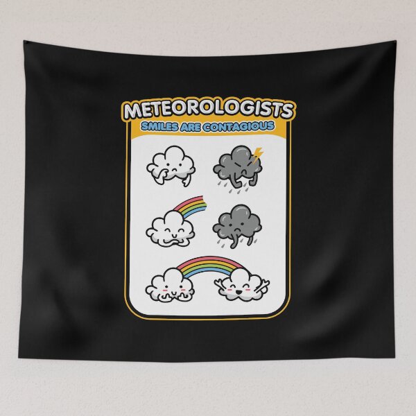 Item preview, Meteorologists smile Design for weather enthusiast designed and sold by tbauernhoferbiz.