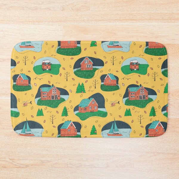 Item preview, Cute wooden pink houses designed and sold by essskina.