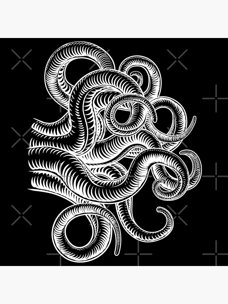 Octopus Tentacles Poster For Sale By Treasure Crafts Redbubble 3972