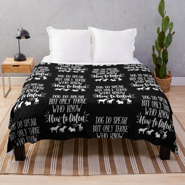 Item preview, Dog do speak but only those who know how to listen designed and sold by jacjac2121.