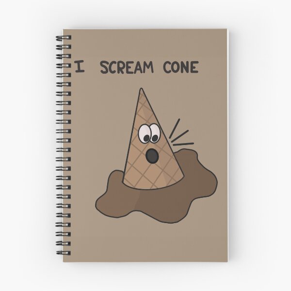 Aperçu de l'œuvre Je crie de la crème glacée amusante créée et vendue par FunPunStickers.