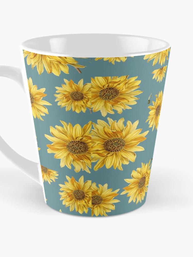 Thumbnail 3 of 4, Coffee Mug, Sunflower Pattern designed and sold by Cute Bunny.