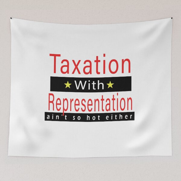 Item preview, Fuuny tax day Taxation with representation ain't so hot either, gift idea for tax day,numbers,tax season,accrual,data,accounting,job,work designed and sold by Mac Store.