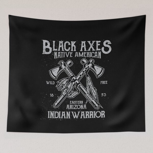 Item preview, Black Axes. Native American. Indian Warrior. designed and sold by wkyip79.