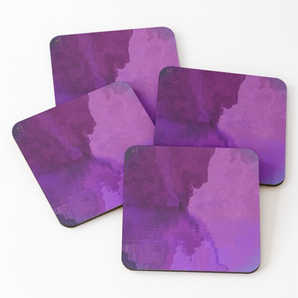 Item preview, Purple Watercolor Marble Stone Lake designed and sold by geodeart.
