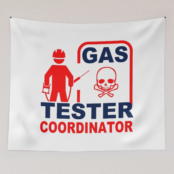 Item preview, Gas Tester; Confined Space; Coordinator; designed and sold by StickerApe.