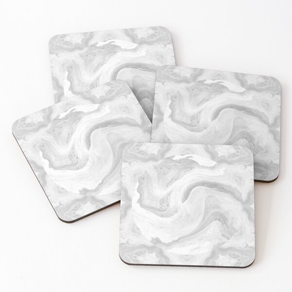 Item preview, Gray Carerra Marble Geometric Stone designed and sold by geodeart.