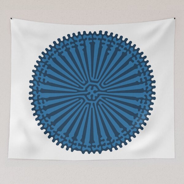 Item preview, Reaction Diffusion Ornament (Blue) designed and sold by John Uttley.
