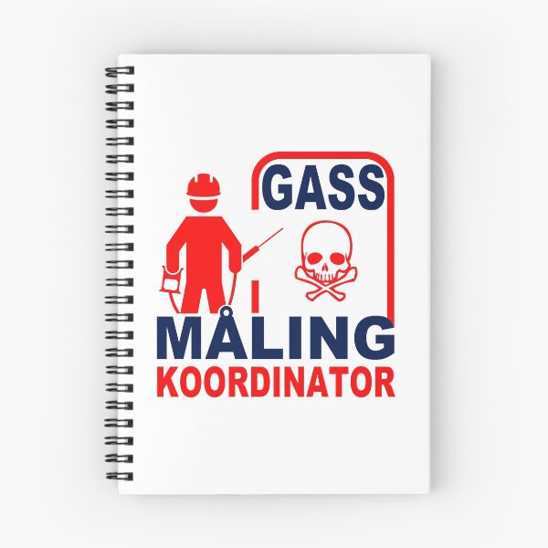 Item preview, Gass Maling Koordinator; Espacio confinado; Noruego; designed and sold by StickerApe.