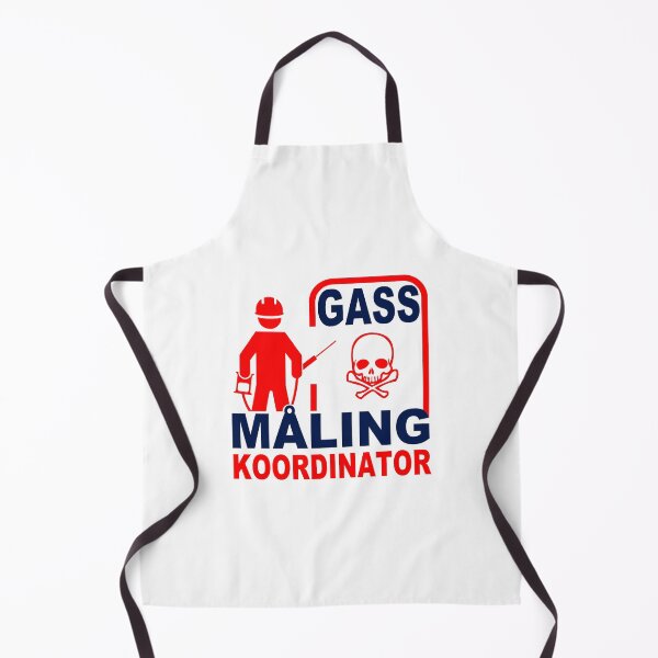 Artikelvorschau, Gass Maling Koordinator; Beengter Raum; Norwegisch; entworfen und verkauft von StickerApe.