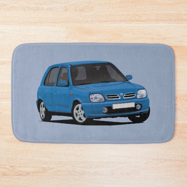 Item preview, Nissan Micra (March) K11C - illustration - blue designed and sold by knappidesign.