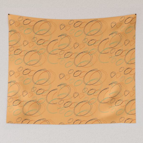 Item preview, Circle Scribble Pattern designed and sold by MatteoDangMinh.