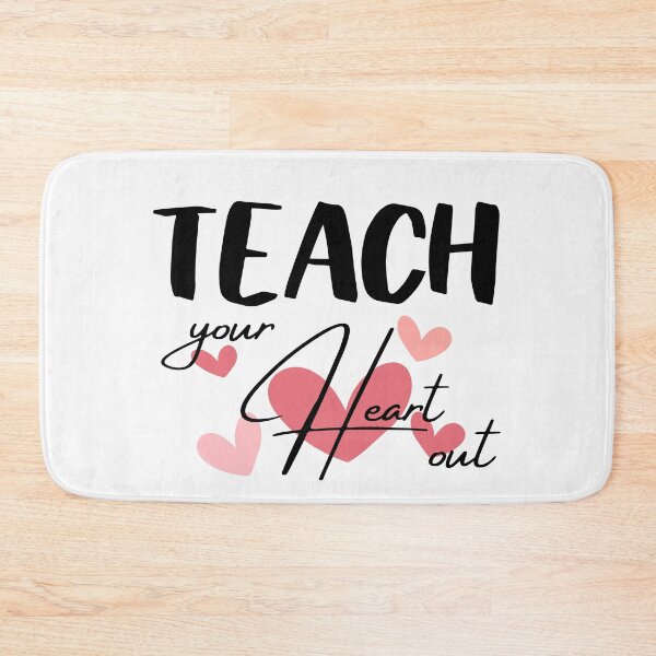 Item preview, Teach your heart out, teacher life designed and sold by sirina2796.