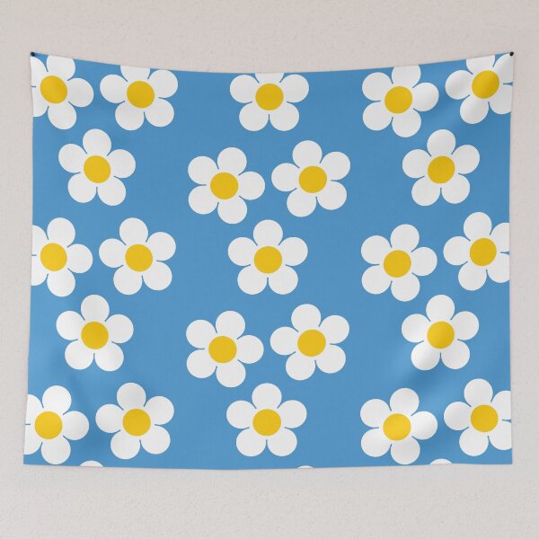 Item preview, Big White Daisy Flowers designed and sold by VicEllisArt.