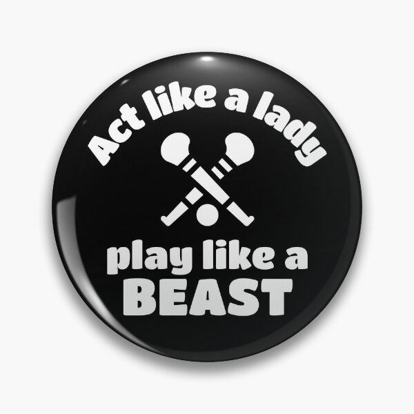 Item preview, Camogie: Act like a lady play like a beast designed and sold by TheGreenGoat.