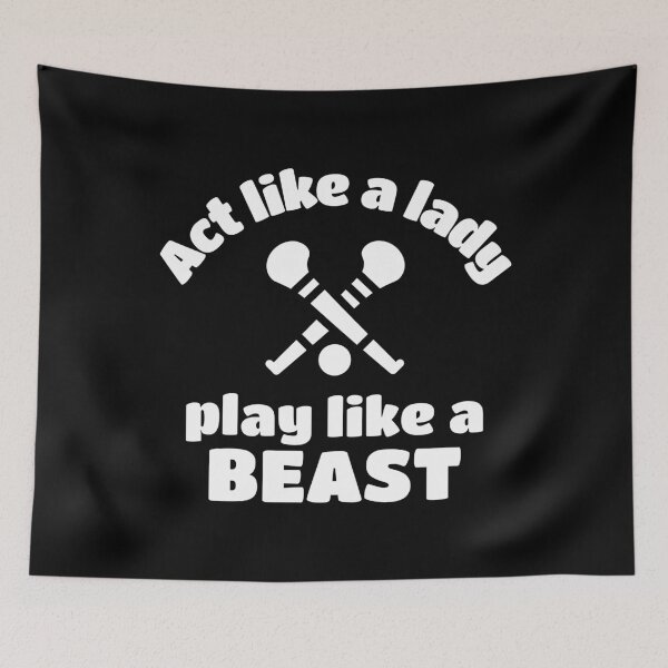 Item preview, Camogie: Act like a lady play like a beast designed and sold by TheGreenGoat.