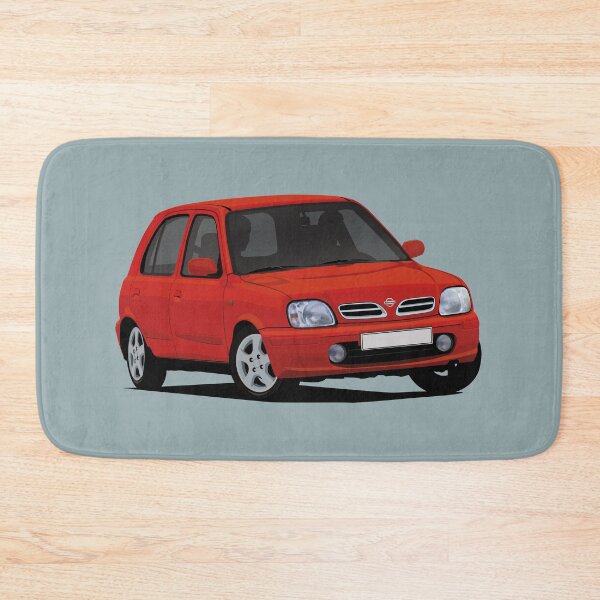Item preview, Nissan Micra (March) K11C - illustration - red designed and sold by knappidesign.