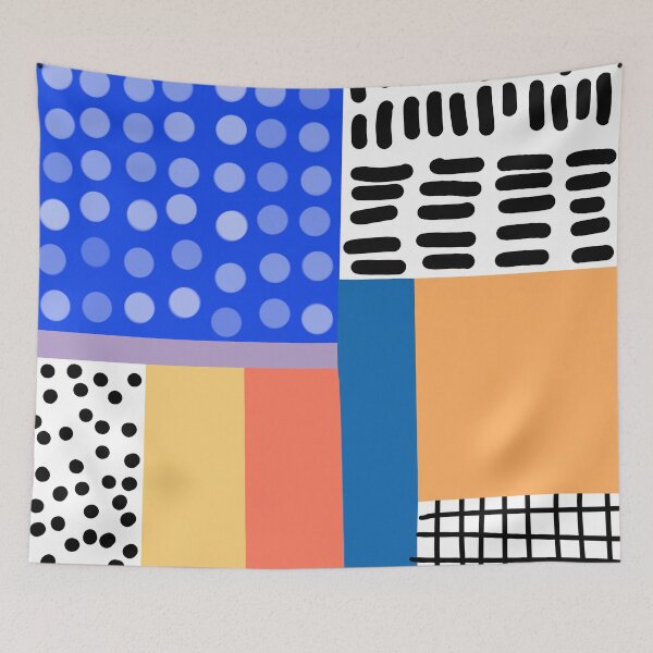 Item preview, Blocks and Lines Pattern designed and sold by redstitchlab.