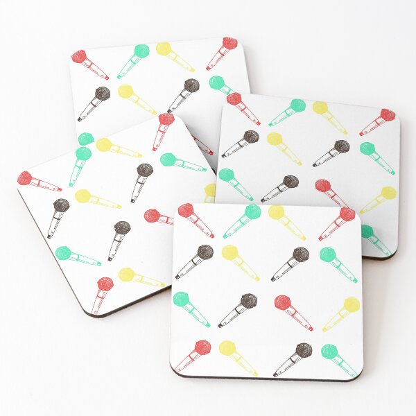 Item preview, Hand drawn microphone pattern - colorful designed and sold by PBerry.