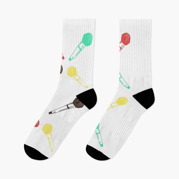 Item preview, Hand drawn microphone pattern - colorful designed and sold by PBerry.