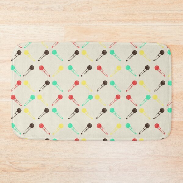 Item preview, Hand drawn microphone pattern - colorful designed and sold by PBerry.