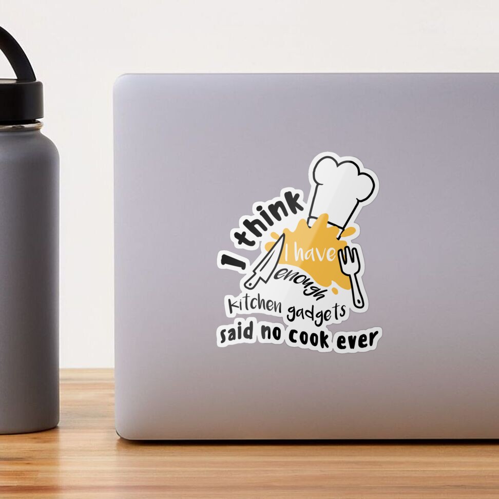 Funny Cooking Kitchen Gadgets Sticker for Sale by Tshirty10