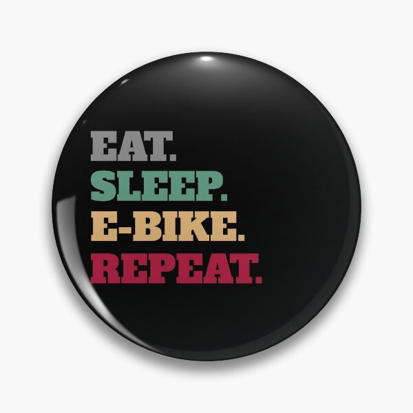 Item preview, Eat Sleep E-Bike MTB Electric Bike Repeat designed and sold by Salvadax.