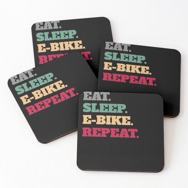 Item preview, Eat Sleep E-Bike MTB Electric Bike Repeat designed and sold by Salvadax.