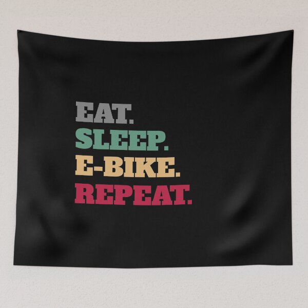 Item preview, Eat Sleep E-Bike MTB Electric Bike Repeat designed and sold by Salvadax.