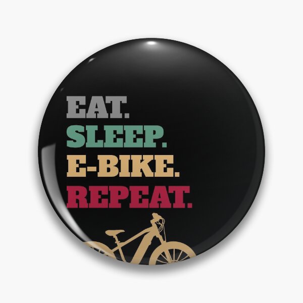 Item preview, Eat Sleep E-Bike MTB Electric Bike Repeat designed and sold by Salvadax.