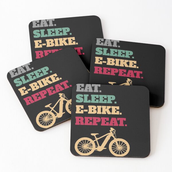 Item preview, Eat Sleep E-Bike MTB Electric Bike Repeat designed and sold by Salvadax.