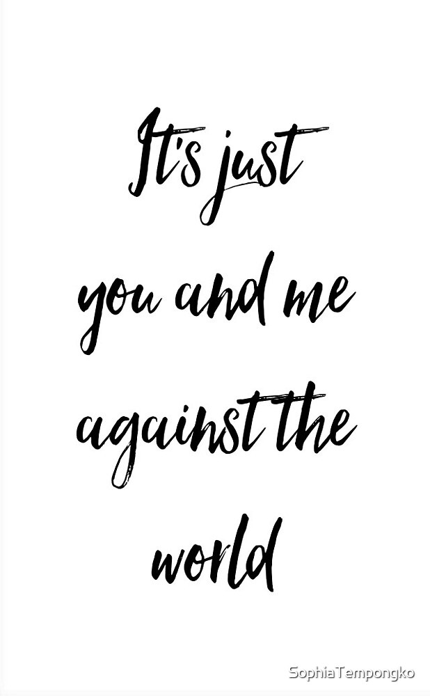 you and me against the world mp3