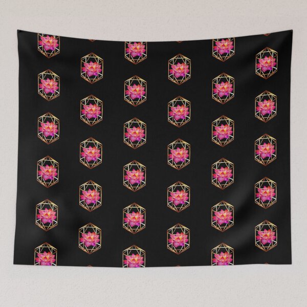 Item preview, Geometric red lotus  designed and sold by Geraldine-N.