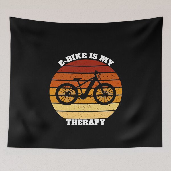 Item preview, E-Bike Bikes Electric MTB Biker Is My Therapy designed and sold by Salvadax.