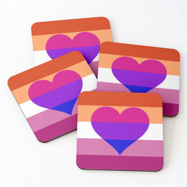 Item preview, Biromantic Lesbian / Homosexual /  Gay flag designed and sold by vexiola.