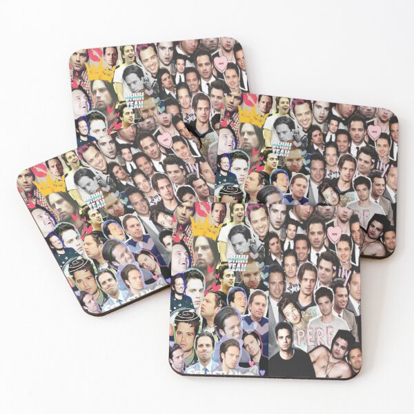 Item preview, Sebastian stan funny pattern blanket designed and sold by lucky-fern.