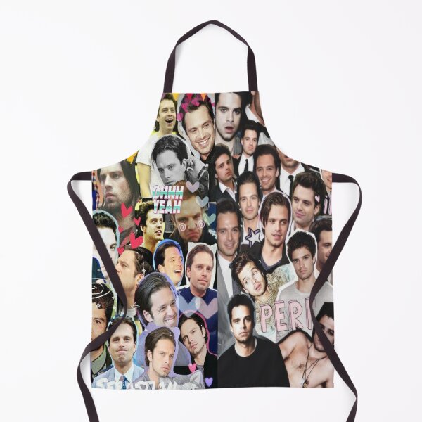 Item preview, Sebastian stan funny pattern blanket designed and sold by lucky-fern.