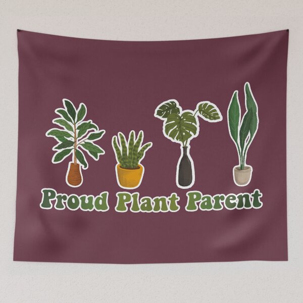 Item preview, Proud Plant Parent: Potted Plant Fan designed and sold by Happy Puppy Print On Demand.
