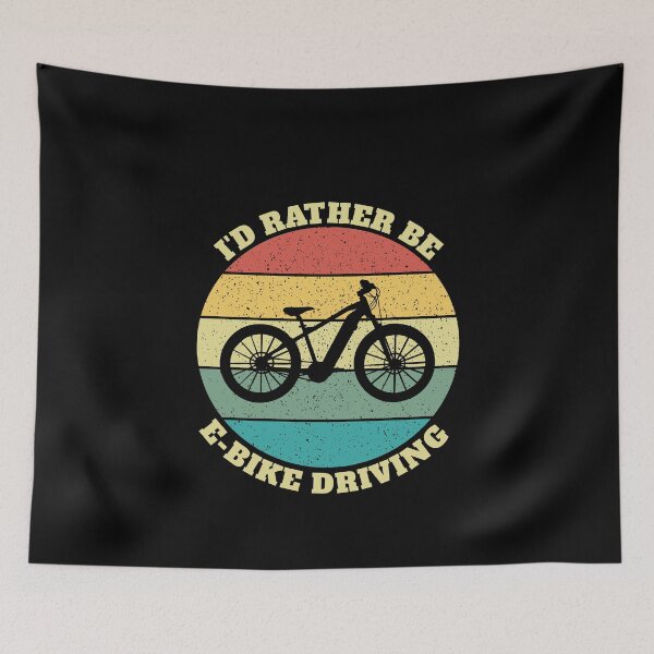 Item preview, Funny I'd Rather Be E-Biking designed and sold by Salvadax.
