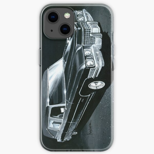 1971 Cadillac Hearse iPhone Soft Case