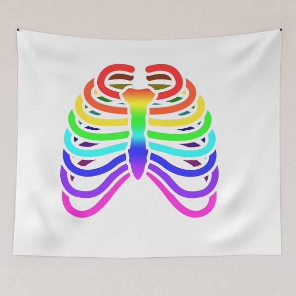 Item preview, Rainbow Rib Cage designed and sold by PapaBujuGaming.