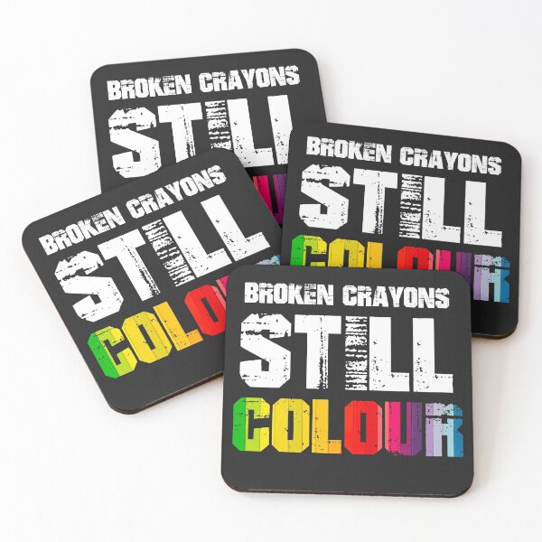 Item preview, Broken Crayons Still Colour designed and sold by BetterDesigns4U.