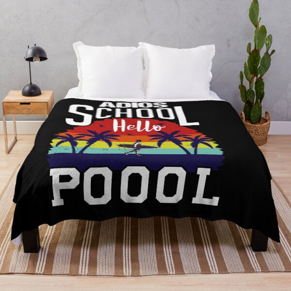 Item preview, Bye Bye School Hola piscina, piscina de graduación fiesta en la piscina, despedida del maestro designed and sold by Raminovitch.